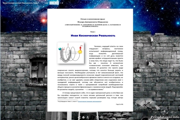 Иная Космическая Реальность. Том 1